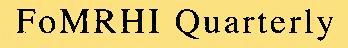 FoMRHI logo